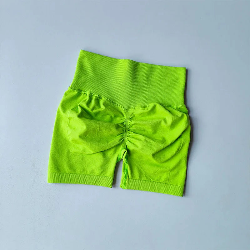 Lifting Sports Shorts Women High Waist and Waist Tightening Slimming Running Hip Speed Drying Three Point Tight Pants