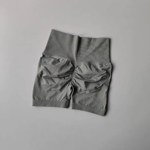 Lifting Sports Shorts Women High Waist and Waist Tightening Slimming Running Hip Speed Drying Three Point Tight Pants