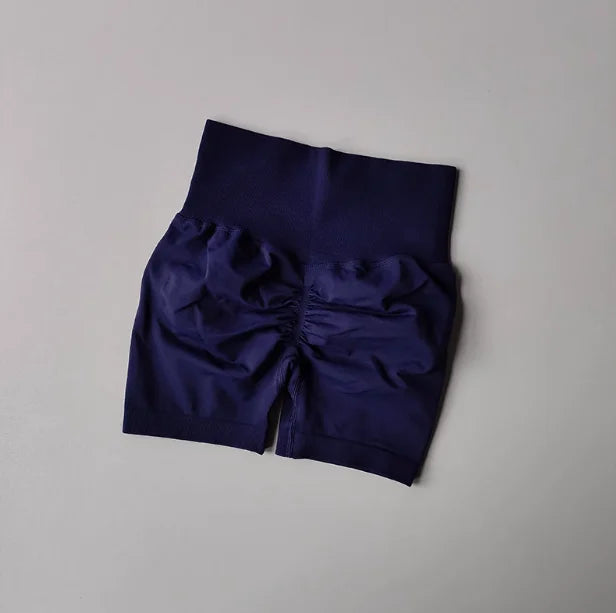Lifting Sports Shorts Women High Waist and Waist Tightening Slimming Running Hip Speed Drying Three Point Tight Pants
