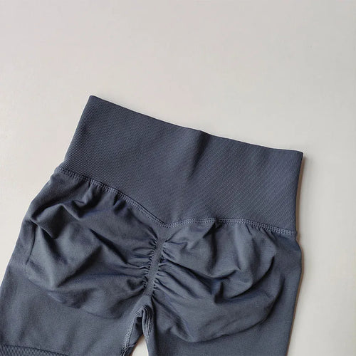 Lifting Sports Shorts Women High Waist and Waist Tightening Slimming Running Hip Speed Drying Three Point Tight Pants