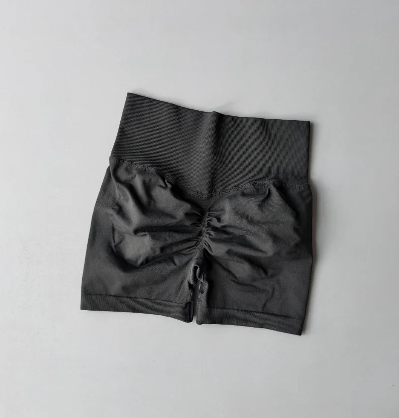 Lifting Sports Shorts Women High Waist and Waist Tightening Slimming Running Hip Speed Drying Three Point Tight Pants